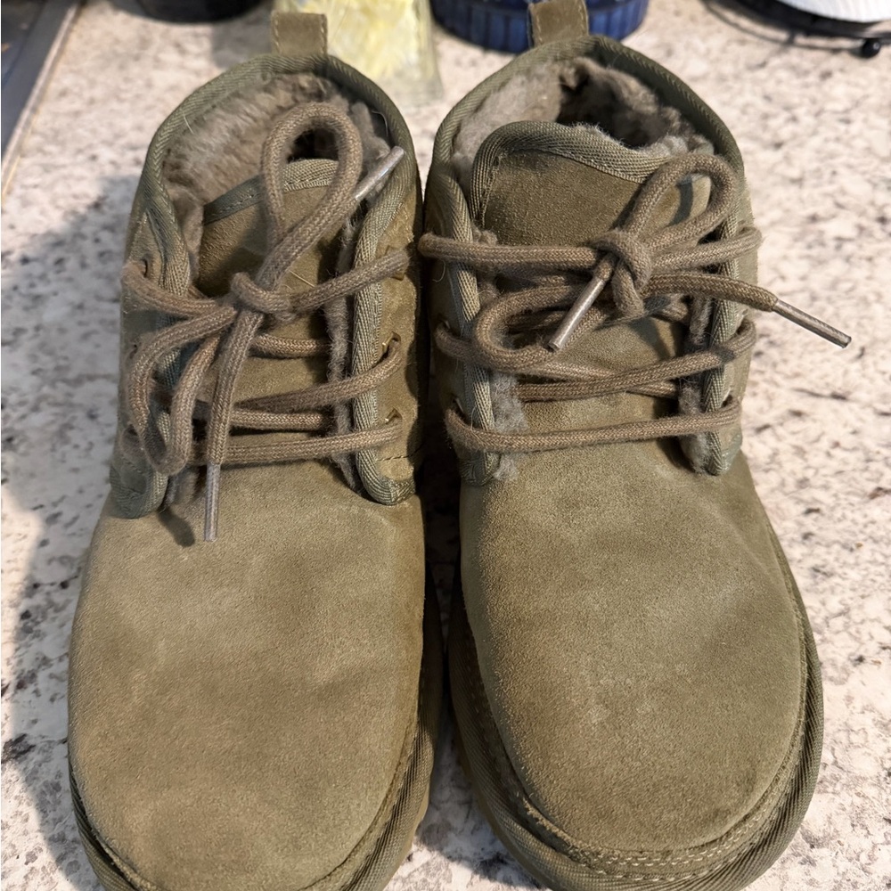 UGG Olive Suede Boots